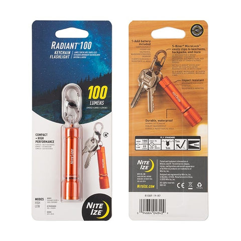 Radiant® 100 Keychain Flashlight