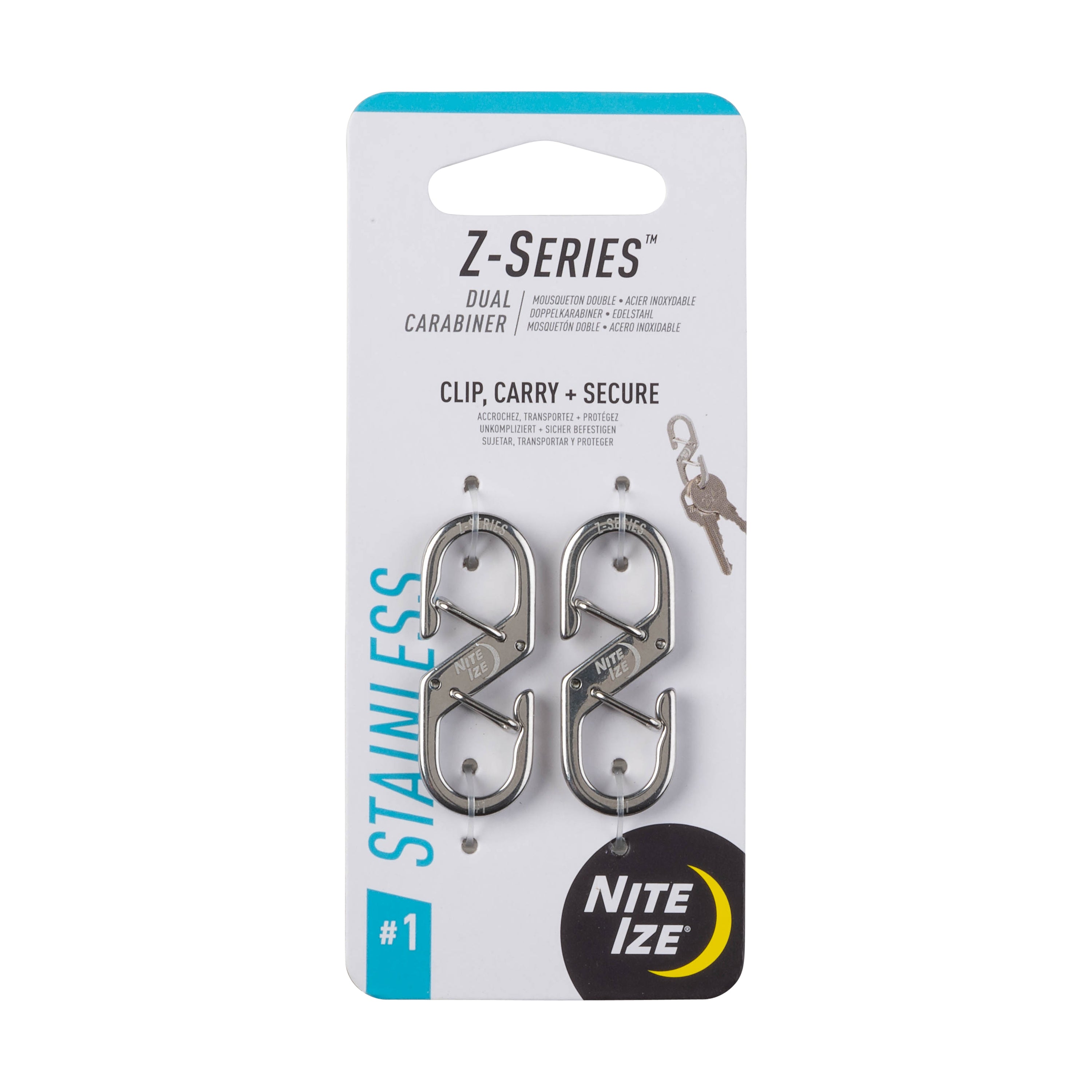 Z-Series Dual Chamber Carabiner #1 - 2 Pack