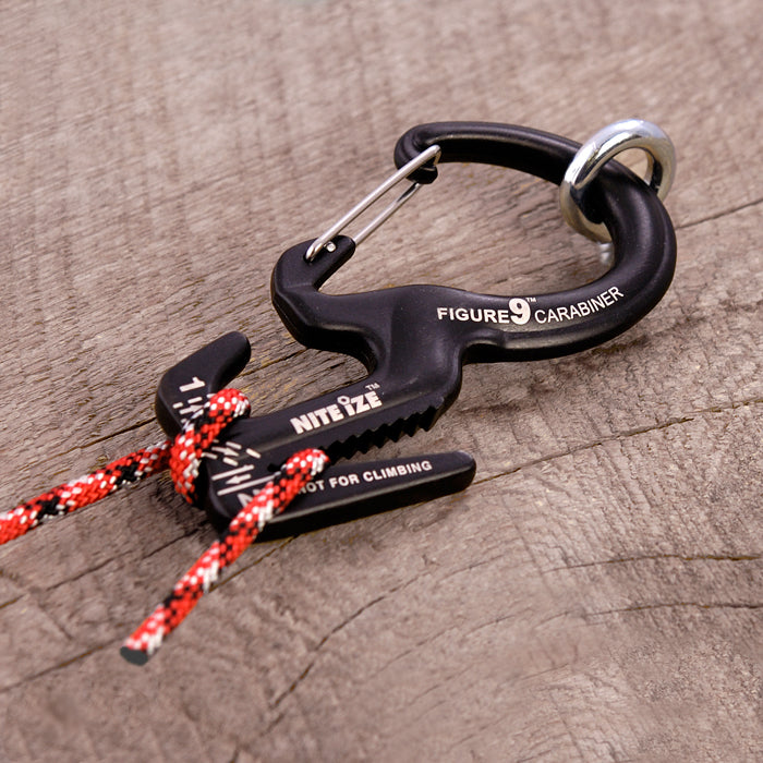 Figure 9® Carabiner Rope Tightener - Large with 10 ft of Rope