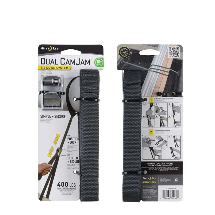 Dual CamJam® Tie Down System 18 FT