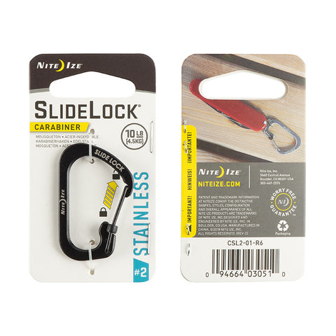 SlideLock® Carabiner Stainless Steel #2