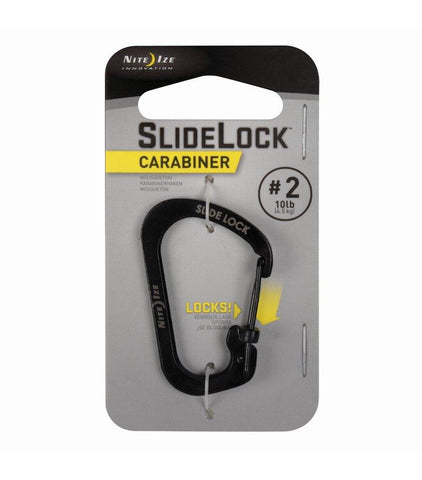 SlideLock® Carabiner Stainless Steel #2 - neiteizeify