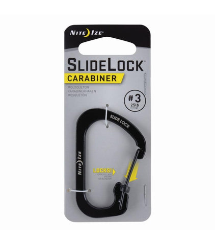 SlideLock® Carabiner Stainless Steel #3 - neiteizeify