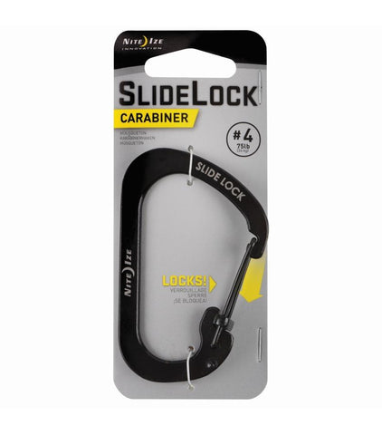 SlideLock® Carabiner Stainless Steel #4 - neiteizeify
