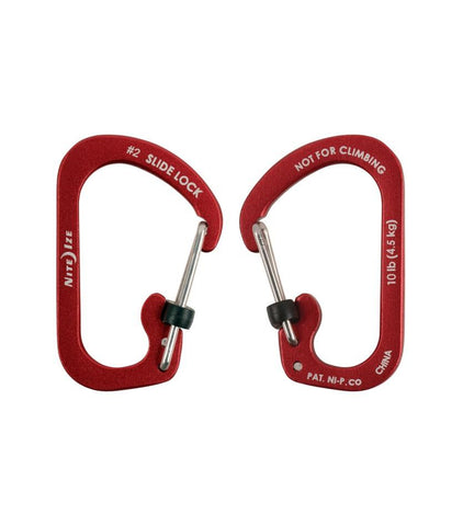 SlideLock® Carabiner Aluminum #2 - neiteizeify