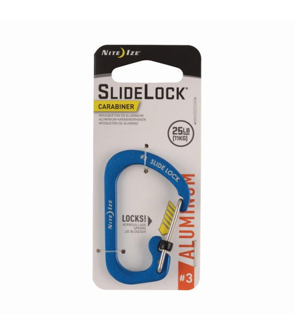 SlideLock® Carabiner Aluminum #3 - neiteizeify