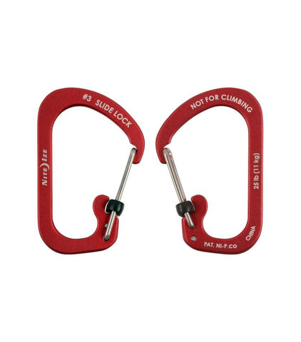 SlideLock® Carabiner Aluminum #3 - neiteizeify