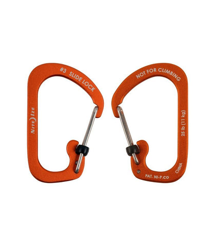 SlideLock® Carabiner Aluminum #3 - neiteizeify