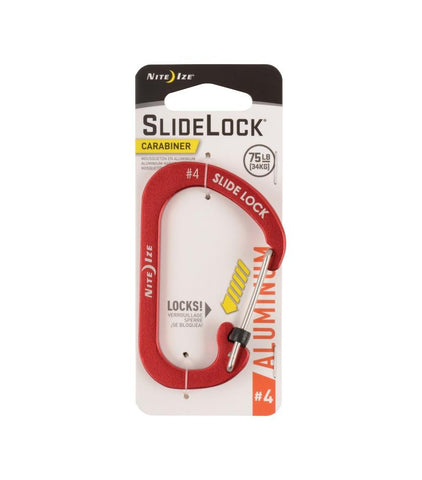 SlideLock® Carabiner Aluminum #4 - neiteizeify