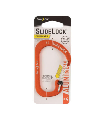 SlideLock® Carabiner Aluminum #4 - neiteizeify
