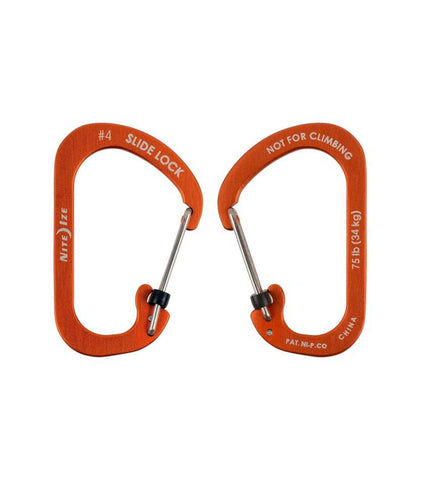 SlideLock® Carabiner Aluminum #4 - neiteizeify