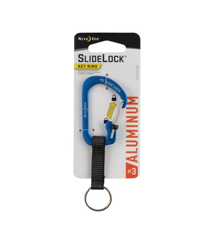SlideLock® Key Ring Aluminum - neiteizeify