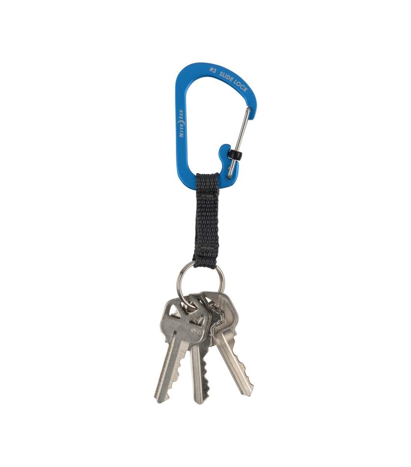 SlideLock® Key Ring Aluminum
