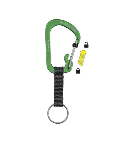 SlideLock® Key Ring Aluminum - neiteizeify