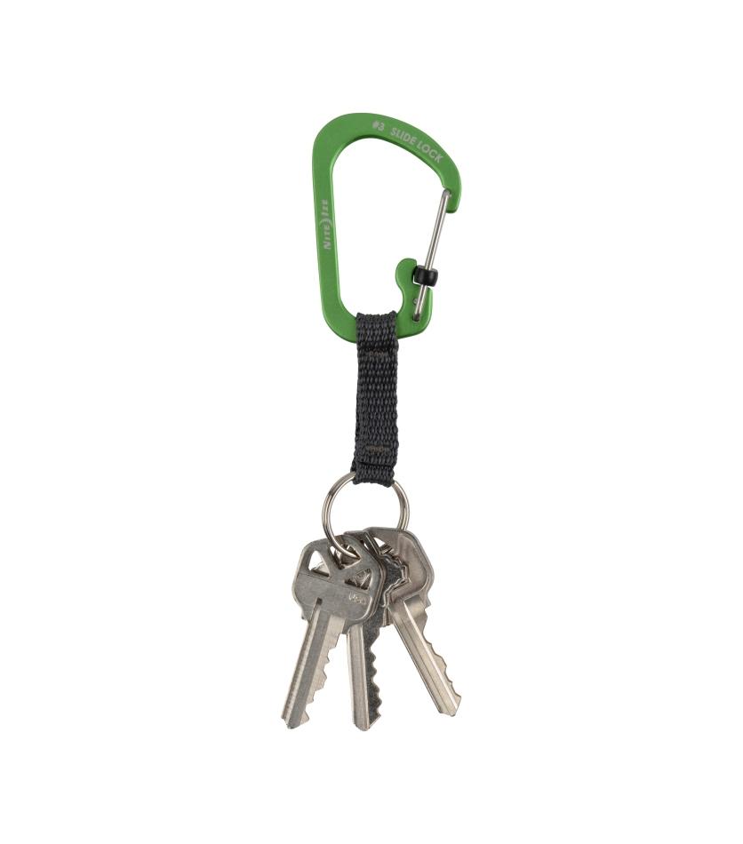 SlideLock® Key Ring Aluminum