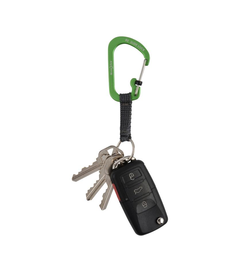 SlideLock® Key Ring Aluminum