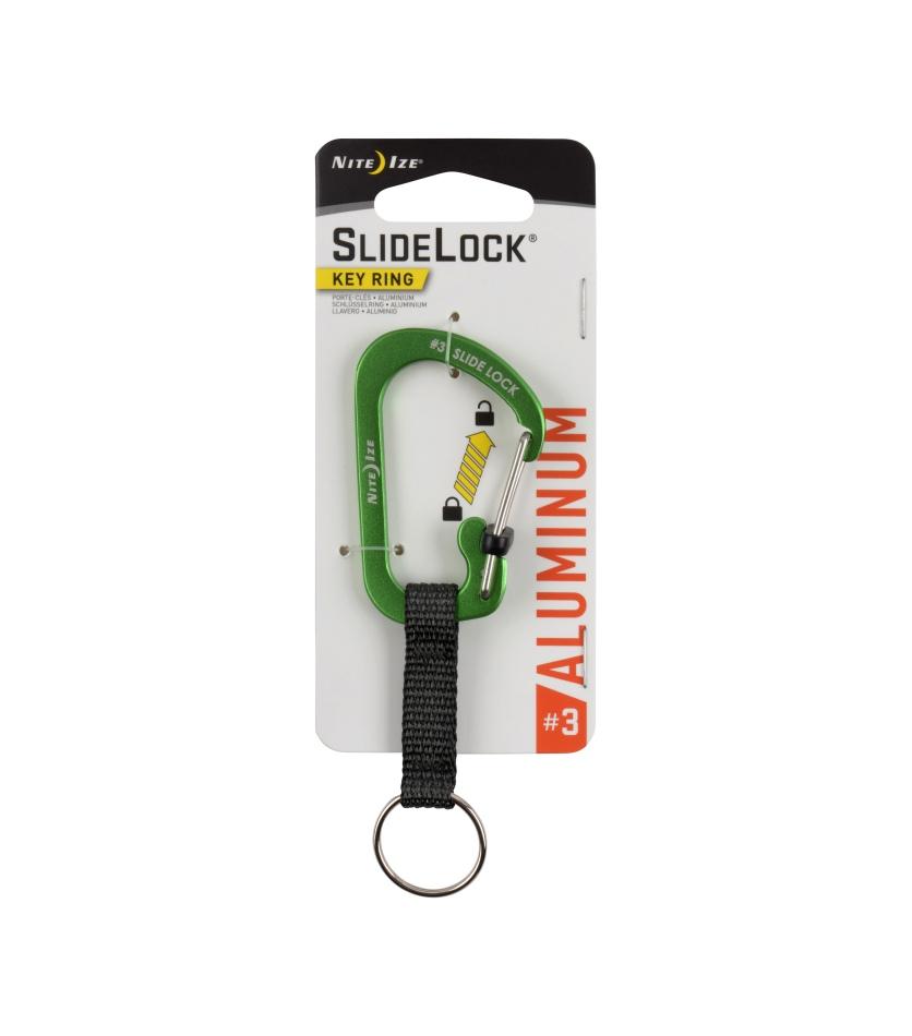 SlideLock® Key Ring Aluminum