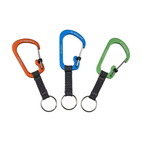 SlideLock® Key Ring Aluminum
