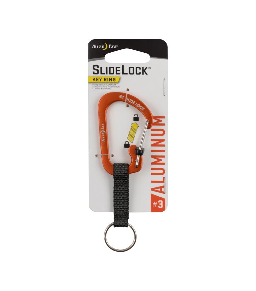 SlideLock® Key Ring Aluminum