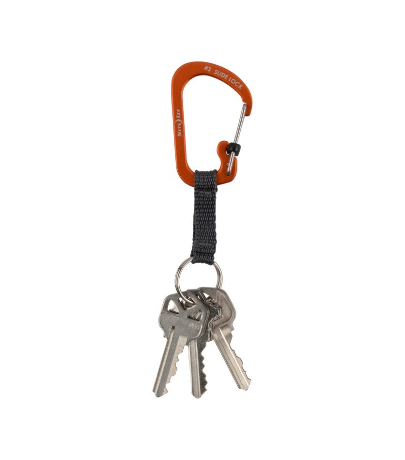 SlideLock® Key Ring Aluminum