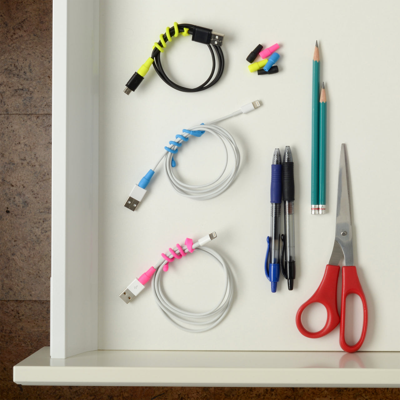 CordCollar™ Cord ID + Protection - 8 pack