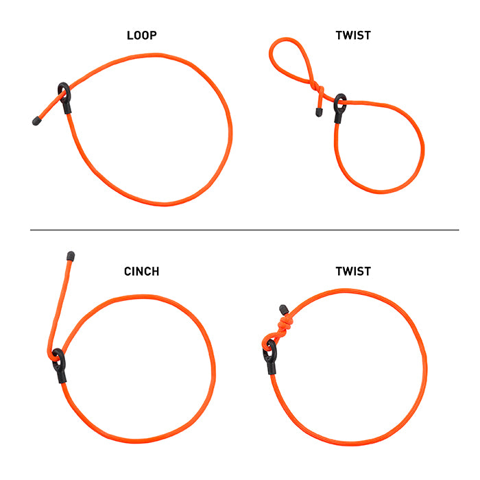 Nite Ize Gear Tie Loopable Twist Tie 12 in. - 2 Pack - Black