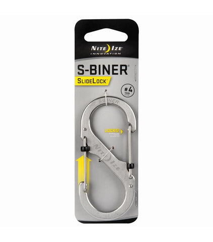 S-Biner® SlideLock® Stainless Steel #4 - neiteizeify