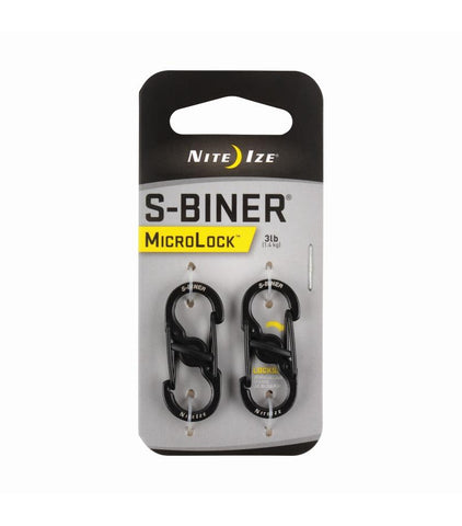 S-Biner® MicroLock® Stainless Steel - 2 Pack - neiteizeify