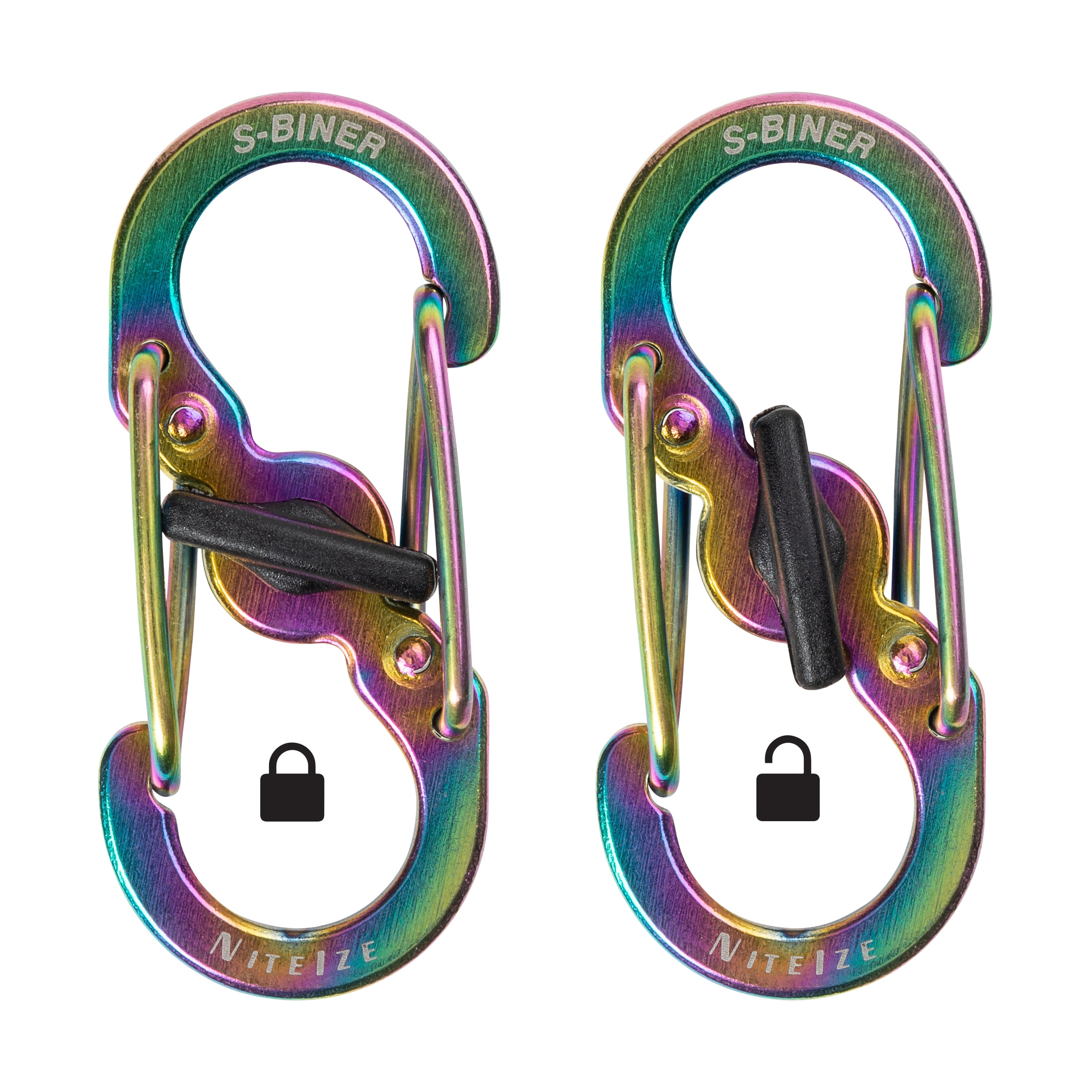 S-Biner® MicroLock® Stainless Steel - 2 Pack