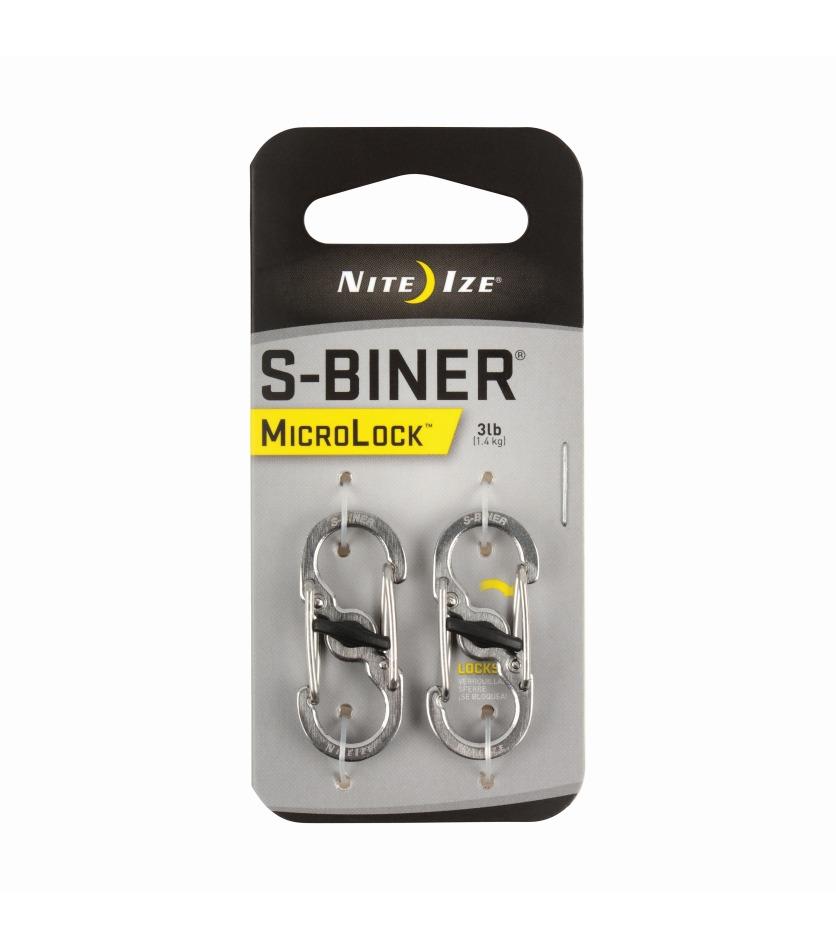 S-Biner® MicroLock® Stainless Steel - 2 Pack