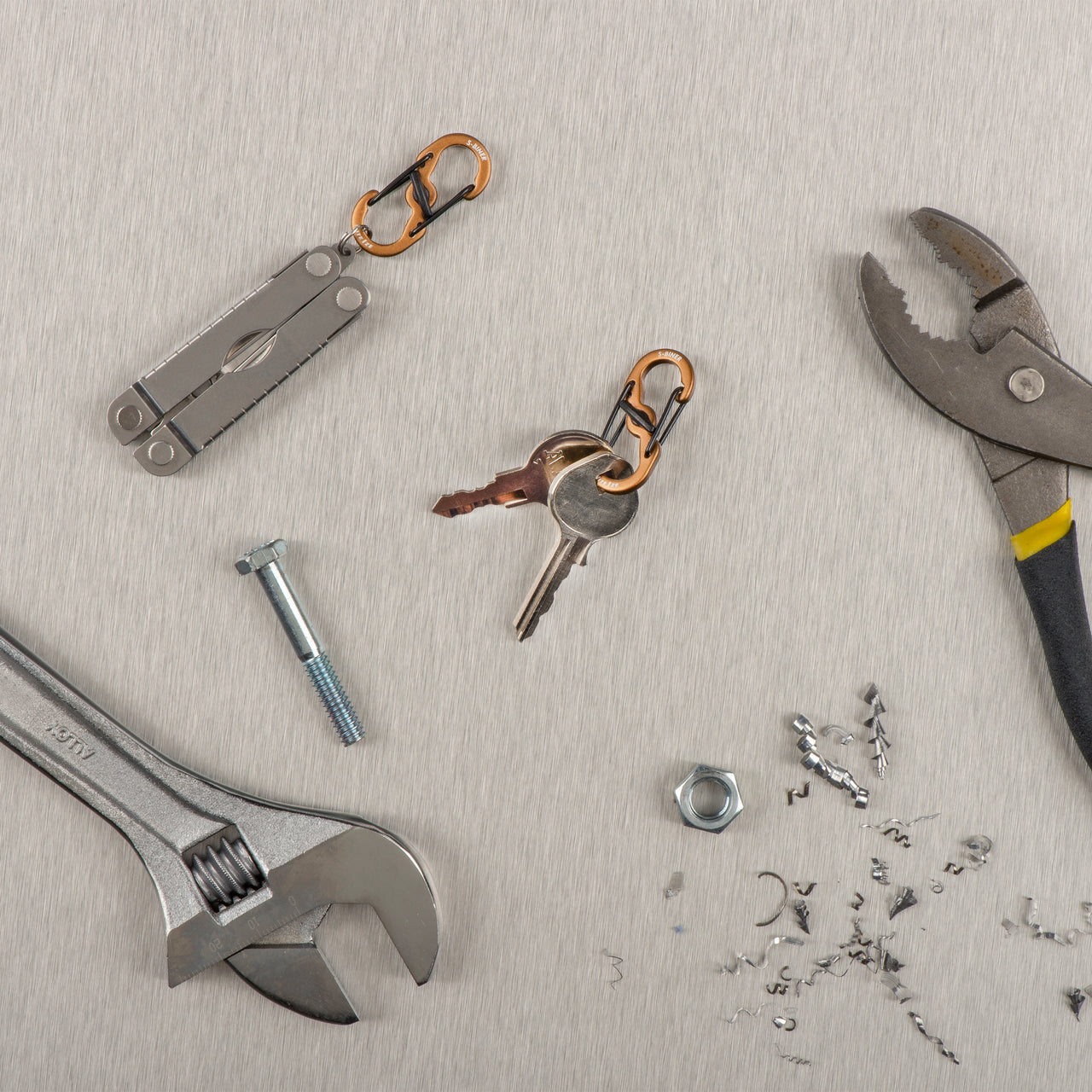 S-Biner® MicroLock® Aluminum - 2 Pack
