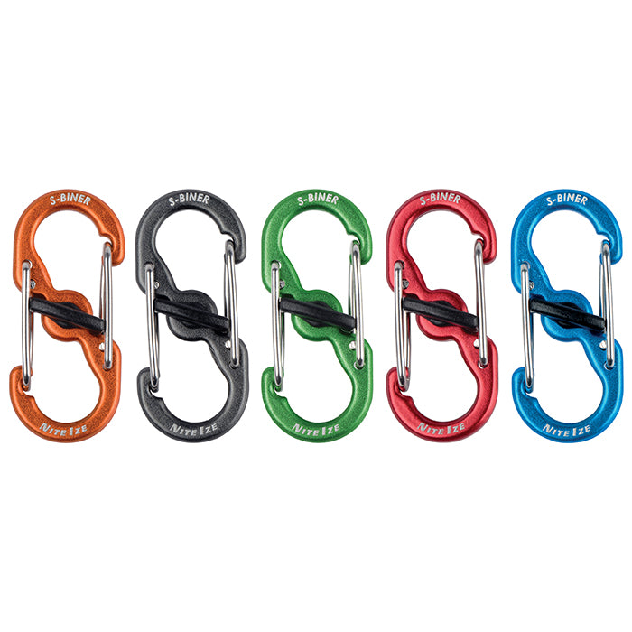 Nite Ize MicroLock Aluminum Assorted S-Biner Nite Ize MicroLock Aluminum Assorted S-Biner