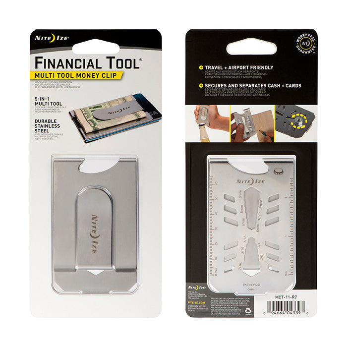 Financial Tool® Multi Tool Money Clip