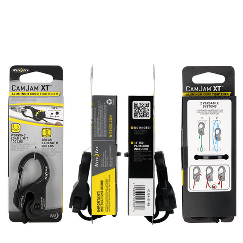 CamJam® XT™ Aluminum Cord Tightener with 15 FT of 550 Paracord