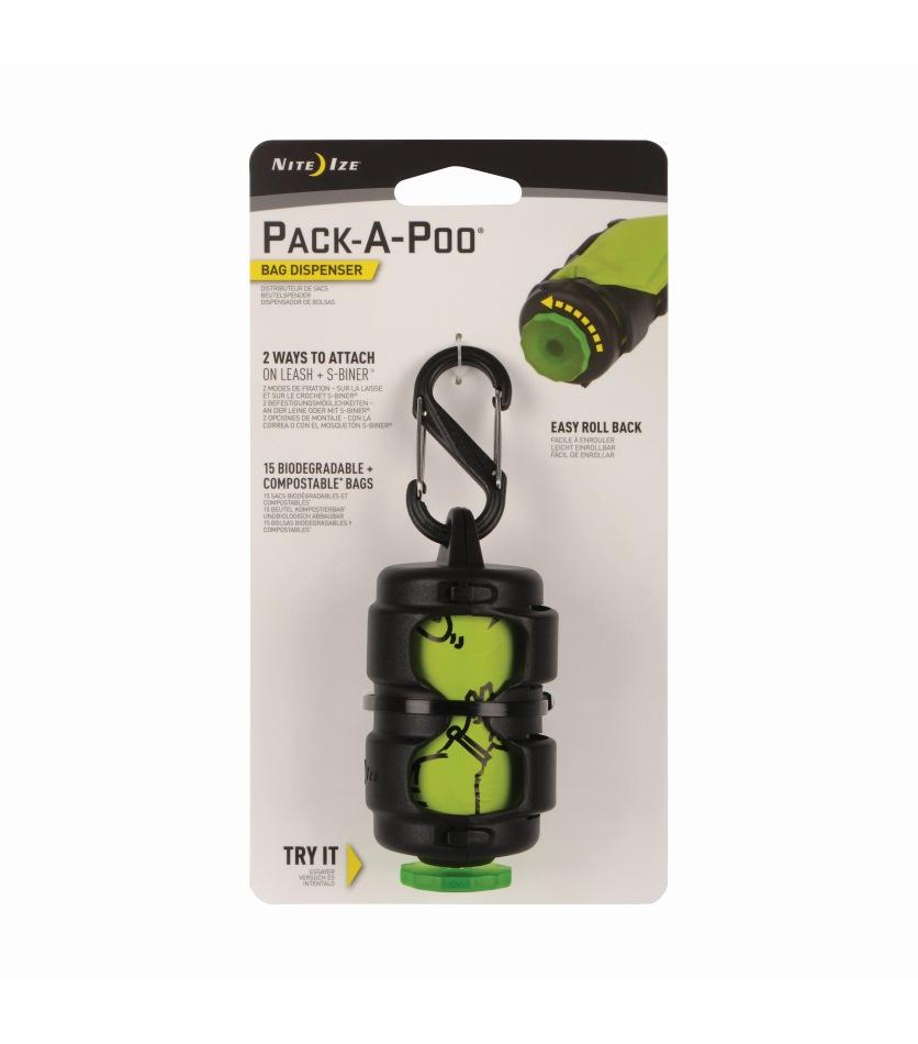 Pack-A-Poo® Bag Dispenser + Refill Roll
