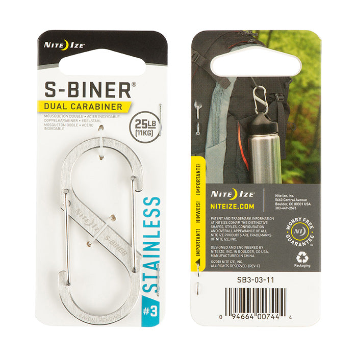 S-Biner® Dual Carabiner Stainless Steel