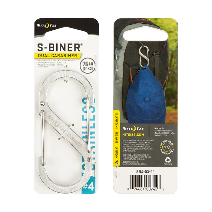 S-Biner® Dual Carabiner Stainless Steel