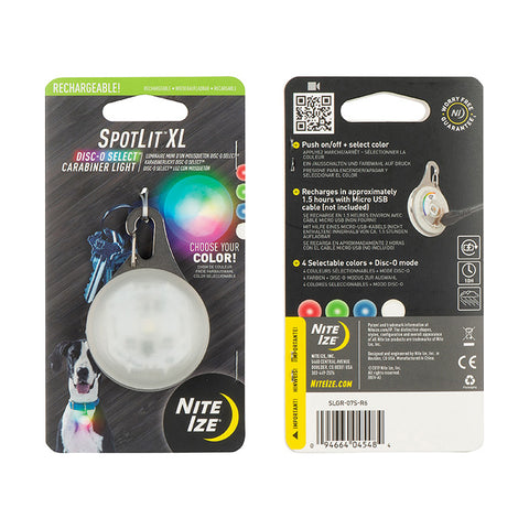 SpotLit™ XL Rechargeable Carabiner Light